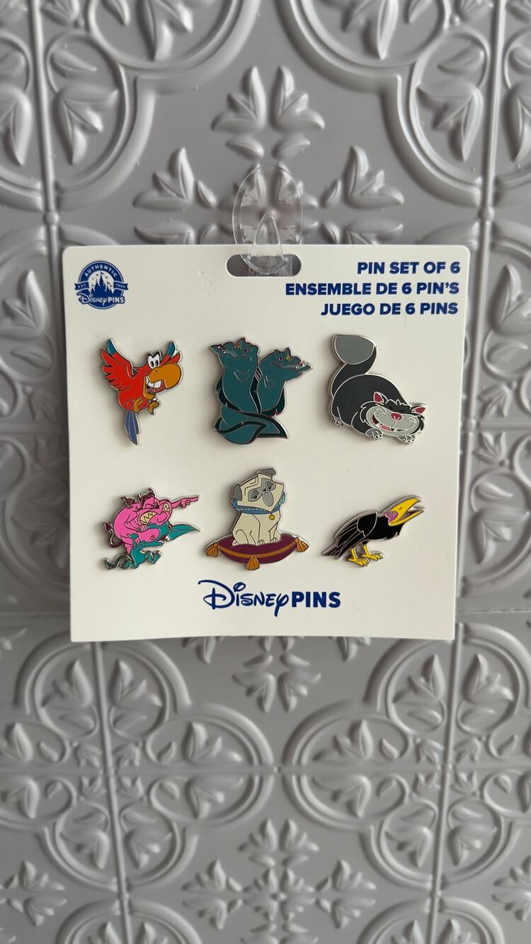 Disney Parks Villains Sidekicks 6 Pin Set NEW - Picture 1 of 4